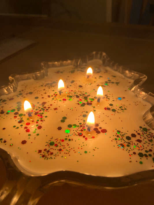 Christmas Tree, Candy Dish Candle, Candle Class