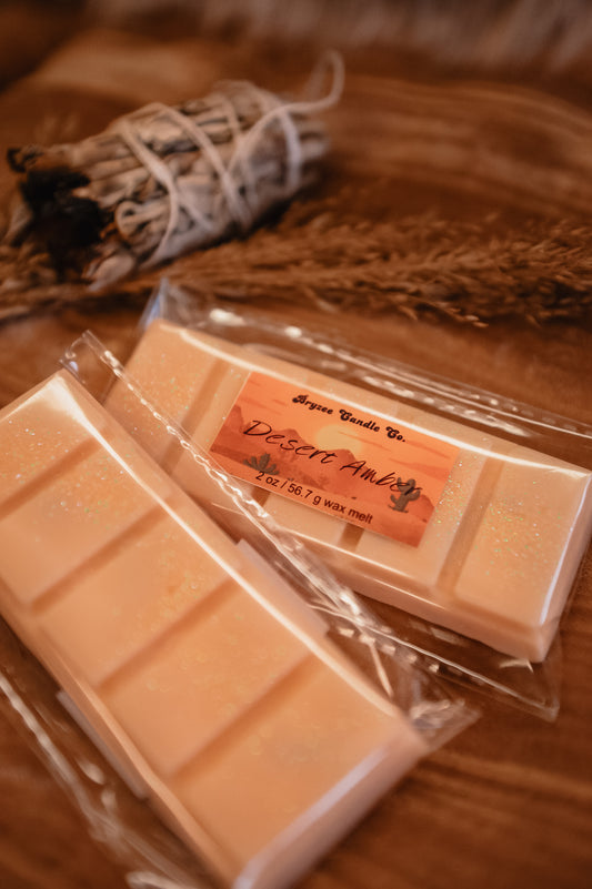 Desert Amber wax melt bar