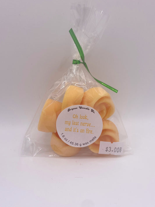 Oh look, my last nerve… and it's on fire Wax Melt