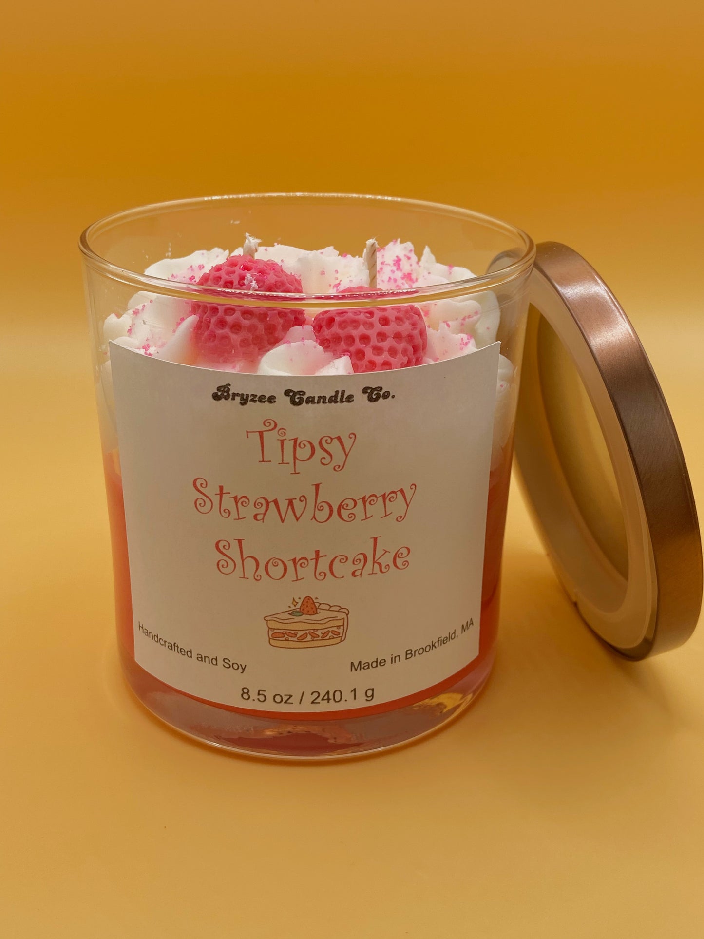Tipsy Strawberry Shortcake