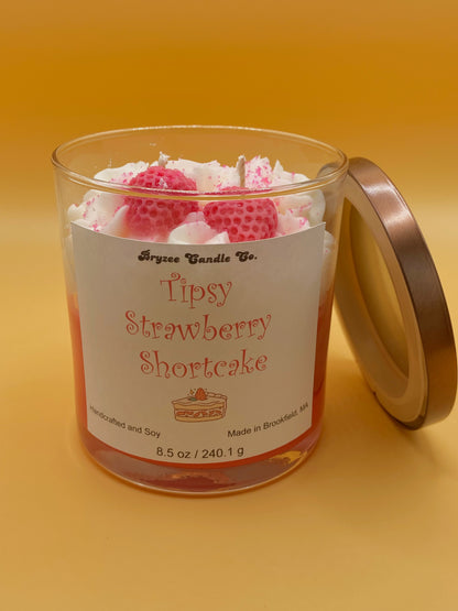 Tipsy Strawberry Shortcake