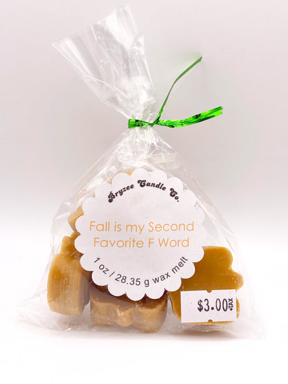 Fall is my Second Favorite F Word Wax Melt