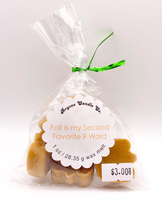 Fall is my Second Favorite F Word Wax Melt